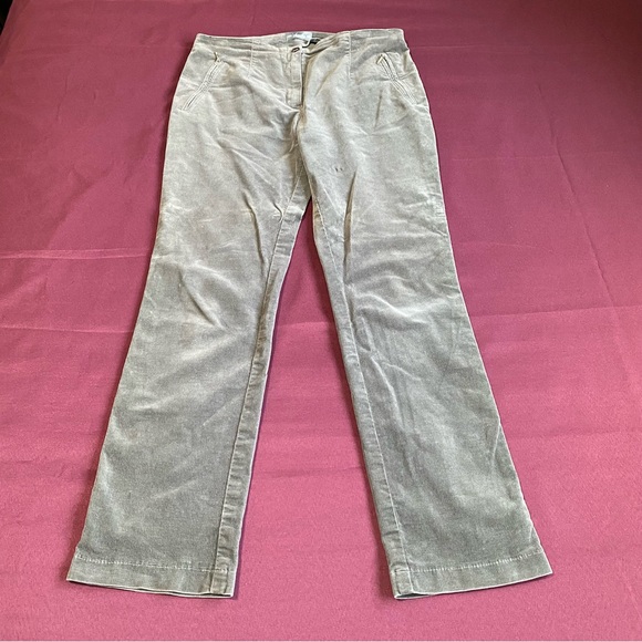 Vanilla Gray Corduroy Pants - Picture 1 of 9